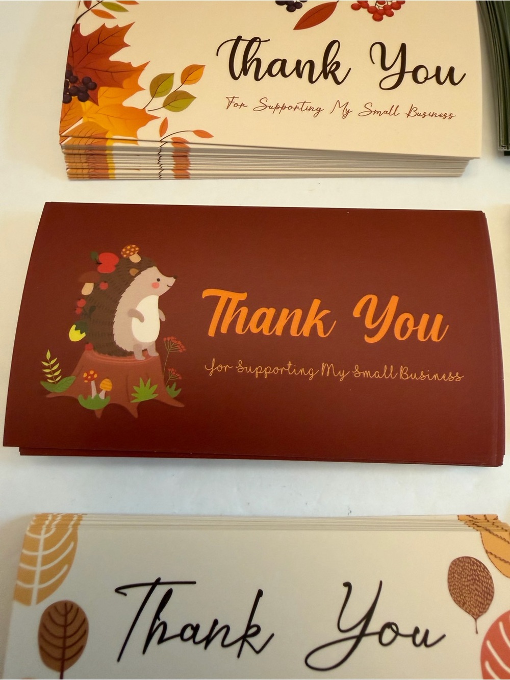 Autumn Thank You Cards - Set of 25 - Picture 6 of 9